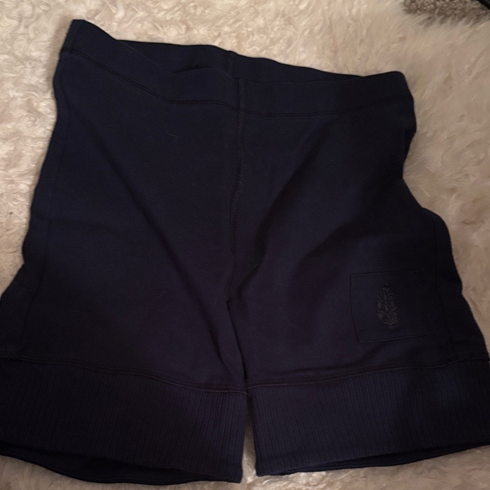 Free People navy biker short